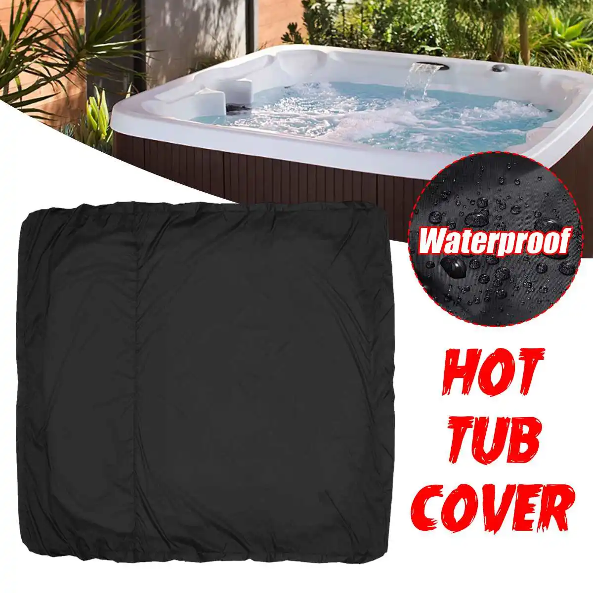 

Cover Dust-proof Spa Tea Rainproof Cover Bathtub Chair Outdoor Dust-proof Garden Pool Cover Sofa For Waterproof Furniture Swim
