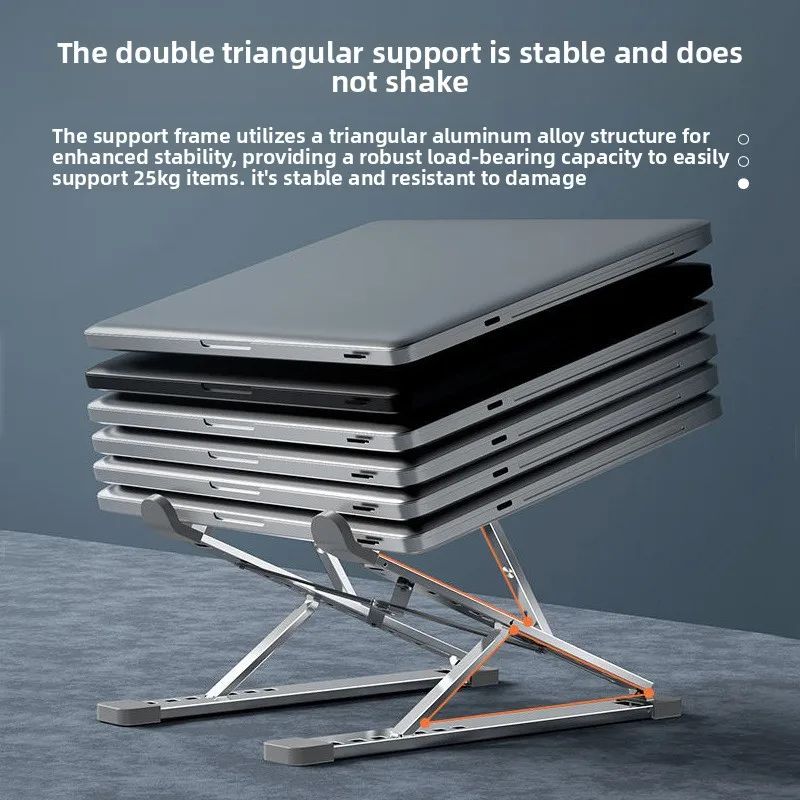 NEW N8 조절 가능한 노트북 스탠드 알루미늄 맥북 태블릿 노트북 스탠드 테이블 쿨링 패드 접이식 노트북 홀더