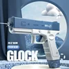 New Water Gun Electric Glock Pistol Shooting Toy Full Automatic Summer Beach Outdoor Fun Toy For Children Boys Girls Adults Gift 1