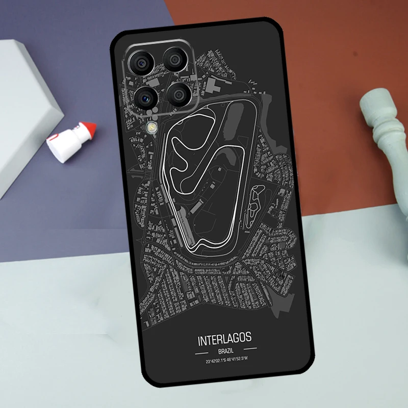 F1 Race Circuit Design Phone Case