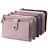 Women Wallets PU Leather Female Purse Mini Hasp Solid Multi-Cards Holder Coin Short Wallets Slim Small Wallet Zipper Hasp 4