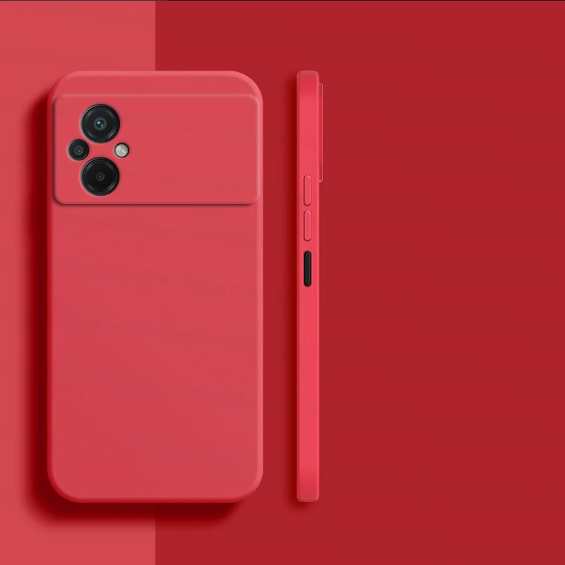 Shockproof TPU Liquid Silicone Phone Back Case