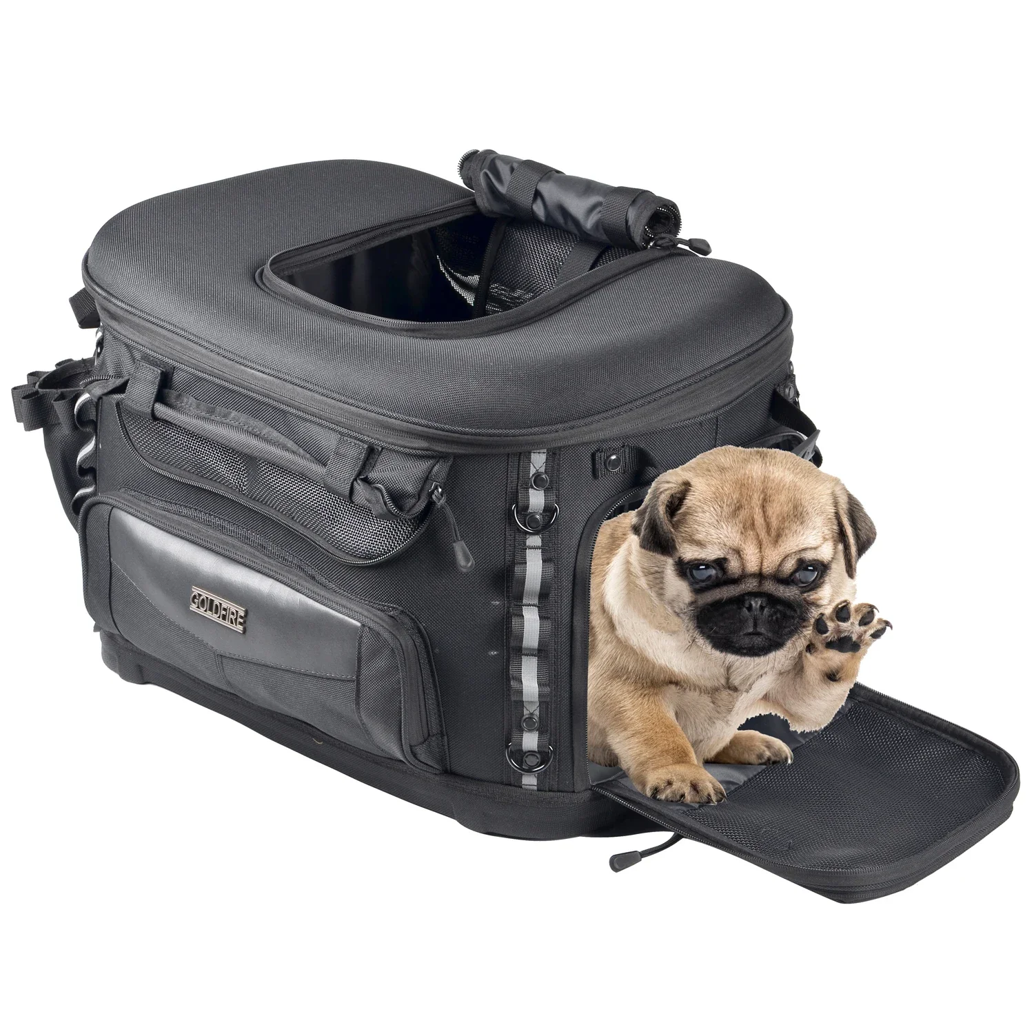 Weather Resistant Dog Cat Pet Carrier Portable Travelling Dog Holder Bicycle Outdoor Bag For Motorcycle Cars