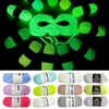 2025 New 2mm 4mm Luminous Yarn Glow in the Dark Polyester Yarn DIY Hand Knitting Wool Yarn For Crochet Sweater Luminous Knitting 1