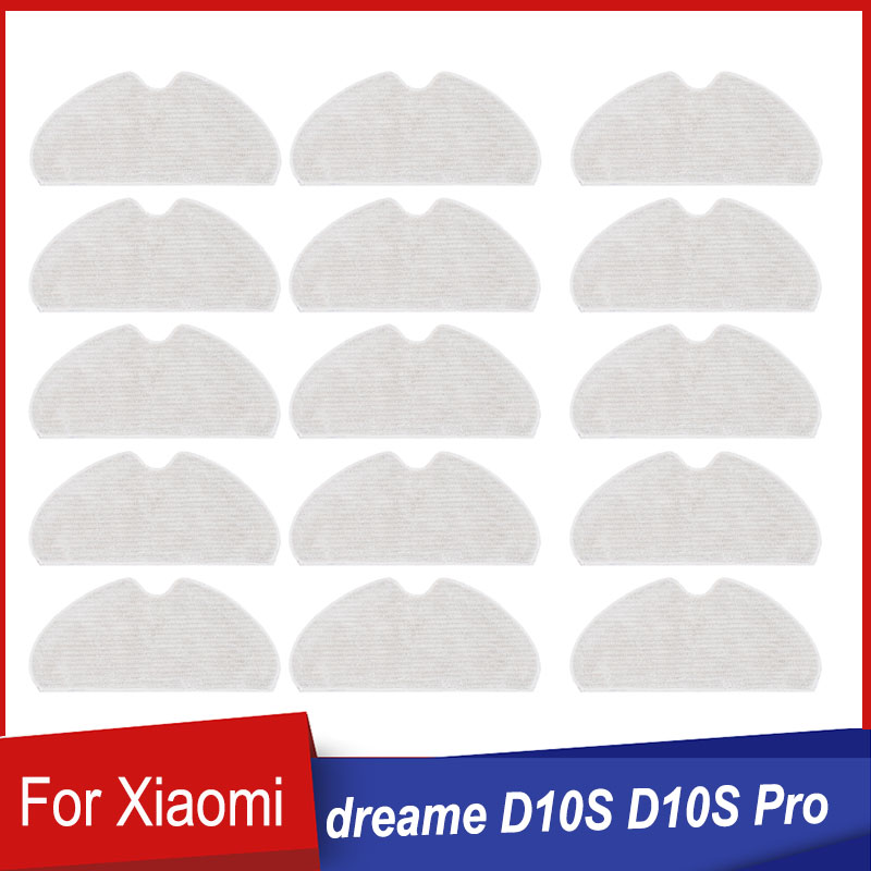 Washable Mop Cloth For Xiaomi Dreame D10s / D10s Pro/D10s Plus Robotic Vacuum Cleaner Accessories Mop Pads Rags Spare Parts