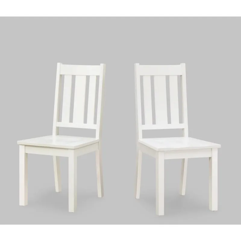 

Better Homes and Gardens Bankston Dining Chair, Set of 2, White Accent Chairs for Living Room Dining Chairs