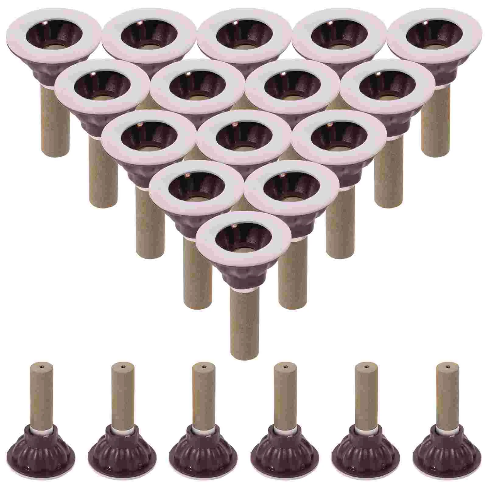 50 Sets Handmade Moxa Roll Sticks Effective Moxa Sticks with Base Moxibustion Accessories 3
