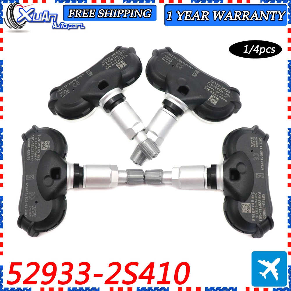 Датчик давления в шинах 52933-2S410 TPMS для HYUNDAI IX35 2013-2015 [LM] TUCSON [LM] KIA SPORTAGE [SL] 433MHz 529332S410 529333M000