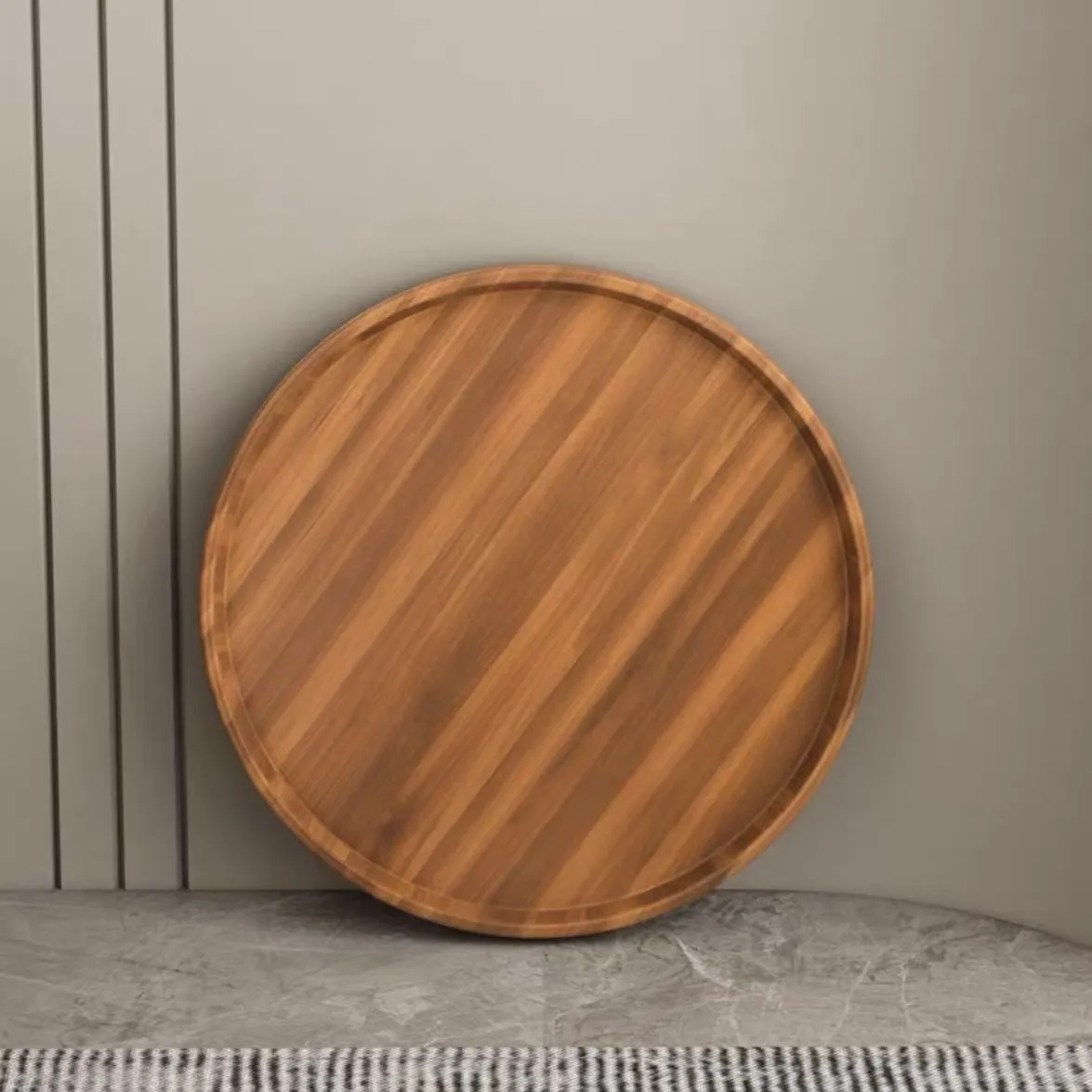 שולחנות קפה עתיקים עיצוב מודרני מגש עץ ייחודי שולחנות קפה עגולים קטנים וינטאג' פרימיום מסייטס דה נוש רהיטי בית