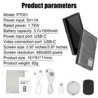 Mobile Phone Wireless Magnetic Selfie Monitor Screen For Smartphone Vlog Live Stream Video Recording for iPhone Android phone - Image 6