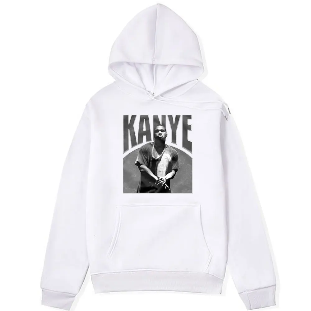 Rapper Kanye West College Dropout Graphics Hoodie Male Autumn and Winter Fashion Oversized Sweatshirts Men Long Sleeve Pullover