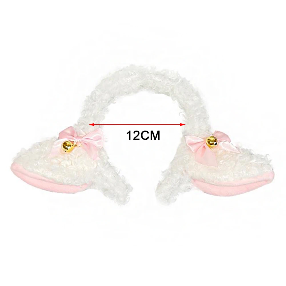 Diademas De Cuernos De Oveja De Felpa - Pack De 3 Colores (negro, Rosa, Beige), Suaves Y Divertidas Para Lavado De Cara, Cosplay O Fotos