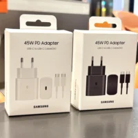 Samsung 45W PD Charger Super Fast Charging For Galaxy S25 Ultra Plus FE S24 S23 S22 A56 A55 A36 A17 EU Adapter 5A Type C Cable 1