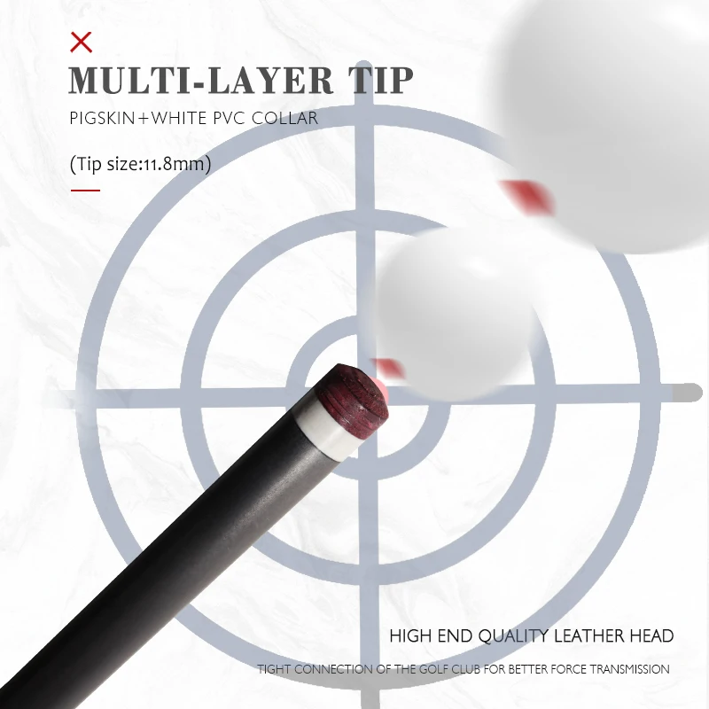 Ok HEALING-T700カーボンファイバービリヤードキュー、2セクション