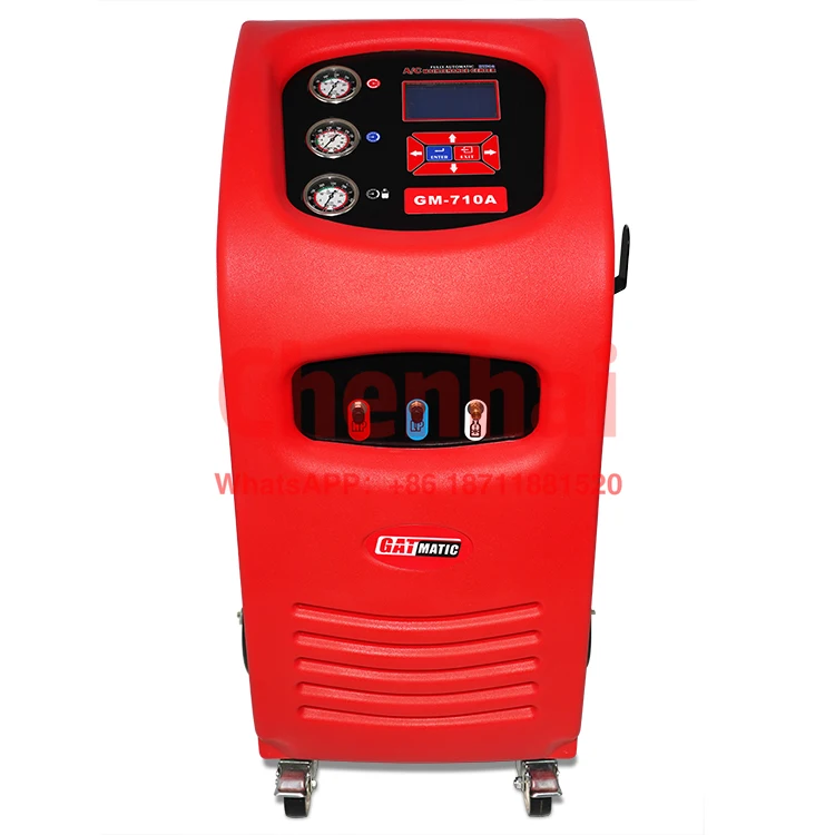 Auto Completamente Automatica A/C Ricarica Riciclaggio Ricarica Servizio Macchina Ac Recupero Gas Refrigerante Auto R1234Yf
