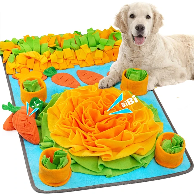 Large Snuffle Mat for Dogs Pet Foraging Mat and Interactive Ball Toys for  Nose-Work Feeding