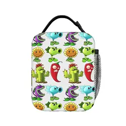 Insulated Plants Vs Zombies Character Lunch Tote - Waterproof Picnic Cooler Bag - One Size (1)