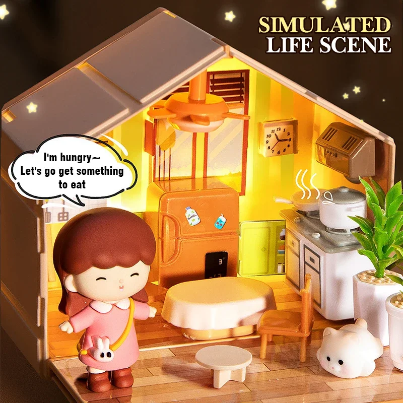 Miniature Doll House DIY Toy for Girls