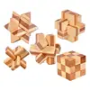 Brain Teaser Puzzle Unlock Interlock Game IQ Test Toy 3D Puzzle Magic Ball  Intelligence Game Educational Toys for Kids Adults 2