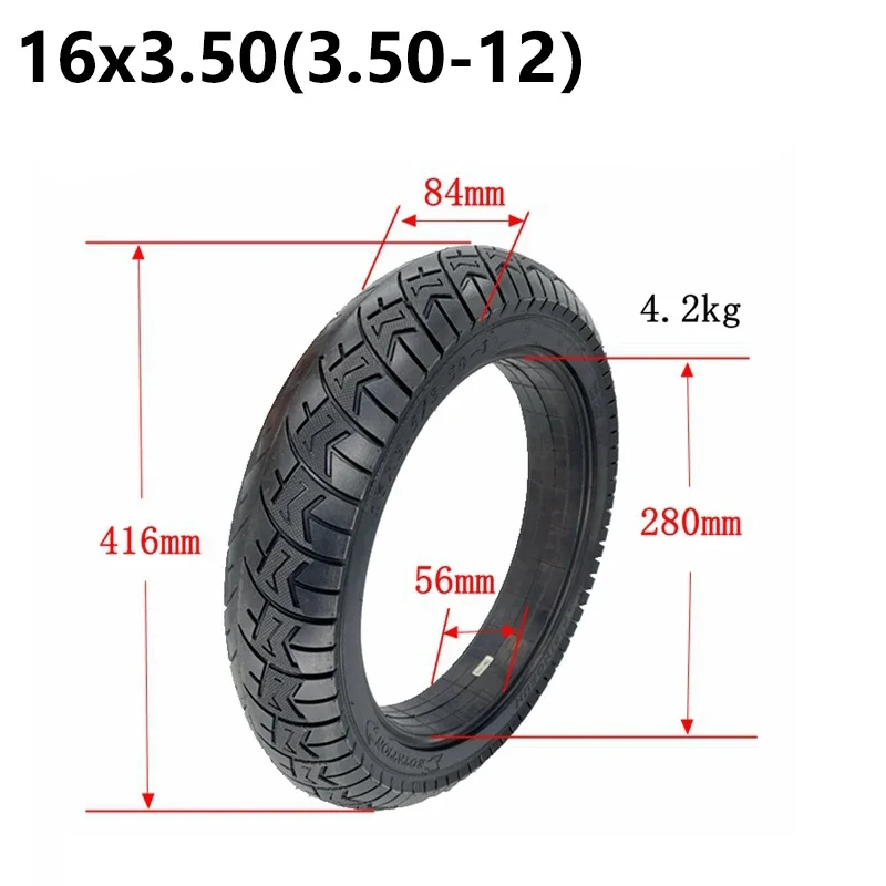 

Electric vehicle tire 16x3.50 solid tire 3.00-12 Express vehicle tricycle 3.50-12 pneumatic free tire