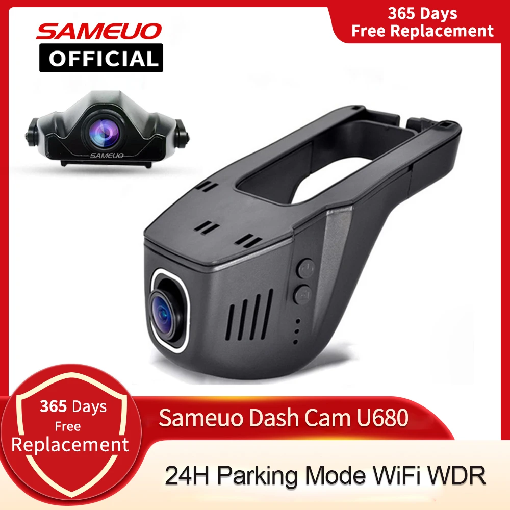 zuurgraad golf Fragiel Sameuo U680pro Dash Cam 4k Rear View Auto Dashcam For Car Camera Way 2160p  Video Recorder Reverse Dvr Wifi 24h Parking Monitor - Dvr/dash Camera -  AliExpress