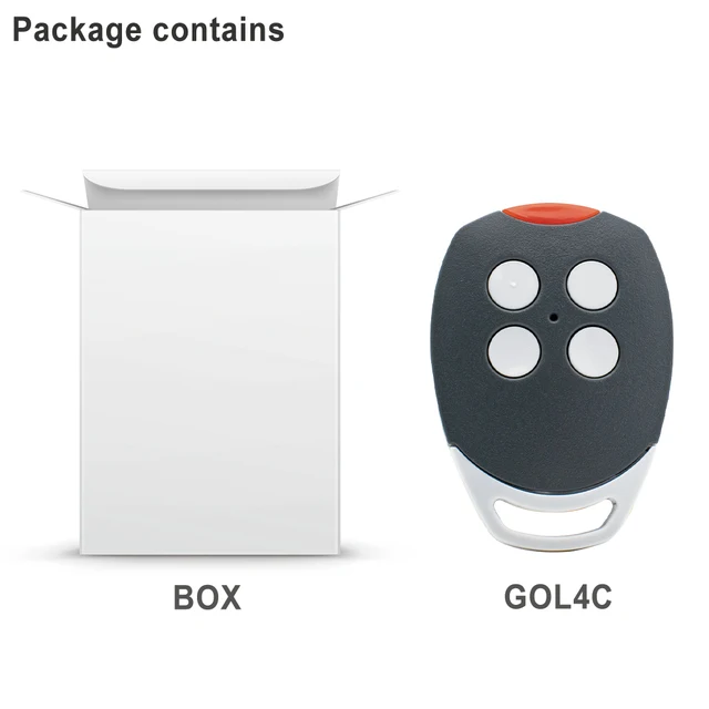 433MHz DITEC GOL4C Garage Door Opener Clone Remote Control  Fixed Code DITEC Transmitter Garage Command 6