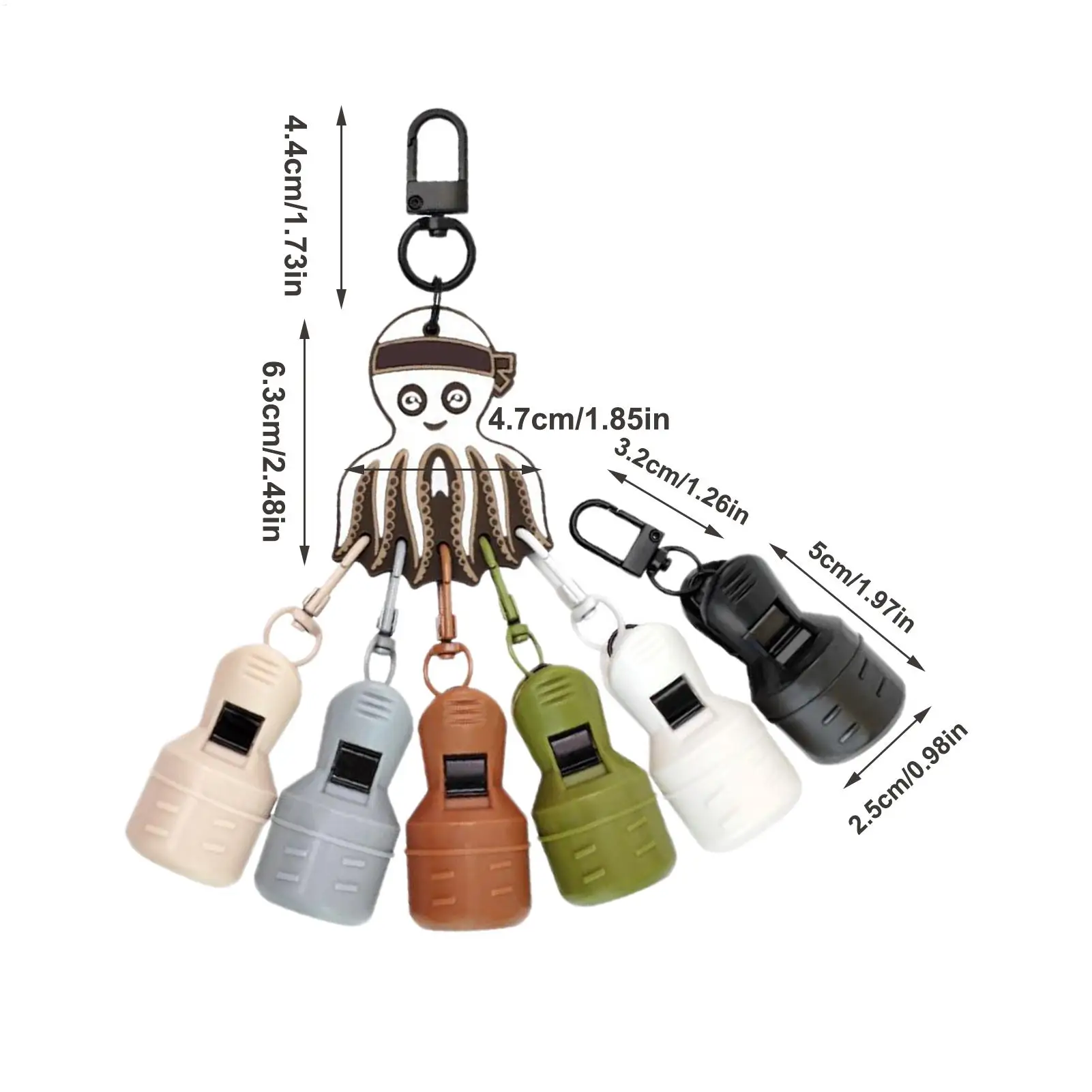 Covers For Fishing Hooks Squid Jig Bait Protector 6 Pieces Waterproof Squid Bait Protector For Boat Tournament Preparation