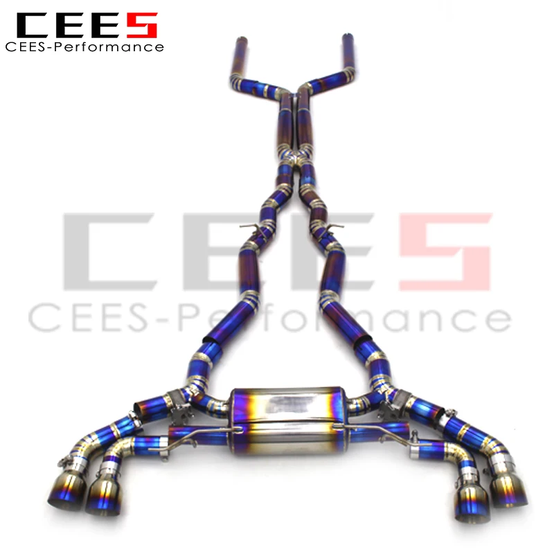 

CEES Catback Exhaust for BMW M5 F90 4.4T 2018-2023 Performance Titanium Valve Exhaust Pipe Muffler Exhaust System Escape