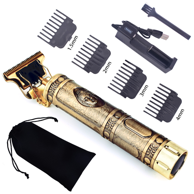 Hair Clipper Professional Electric Hair Trimmer 0mm Baldheaded Cutter Beard Shaving Precision Finishing Hair Cutting Machine