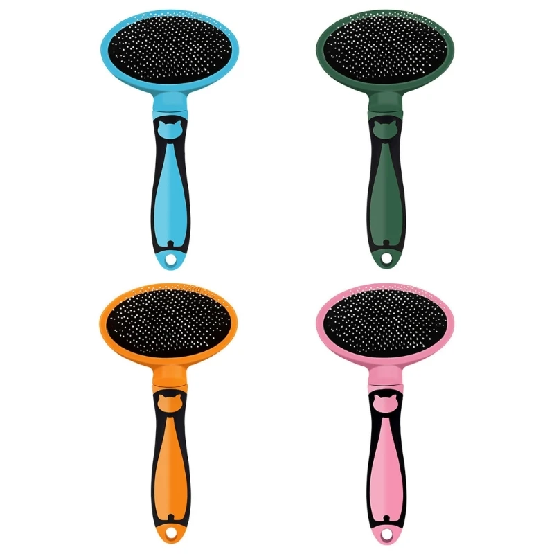 

Deshedding Brush for Dogs, Cats Comfort Handle Grooming Tool Removes Undercoat Drop shipping