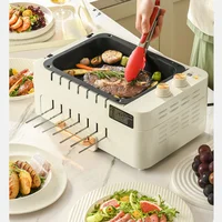 Skewers Machine Meat Roasting Pan Household Automatic Rotary Multifunctional Indoor Electric Barbecue Grill Barbecue Machine 2