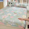 Pure cotton mattress single piece 100% cotton mattress protective cover non-slip and dust mattress protective cover cotton 1