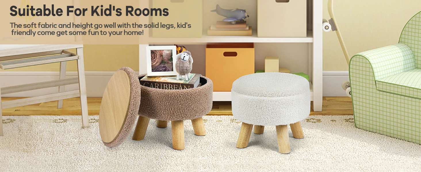 pink ottoman round storage ottoman ottoman with storage for dorm footrest