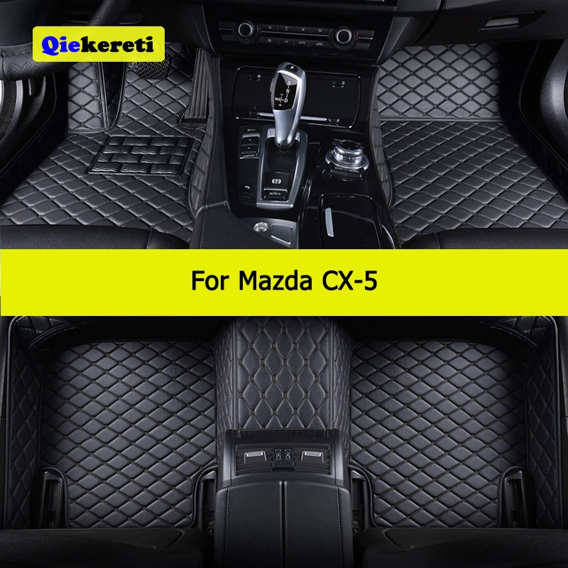 QIEKERETICustomCarFloorMatsForMazdaCX5CX5AutoCarpetsFoot