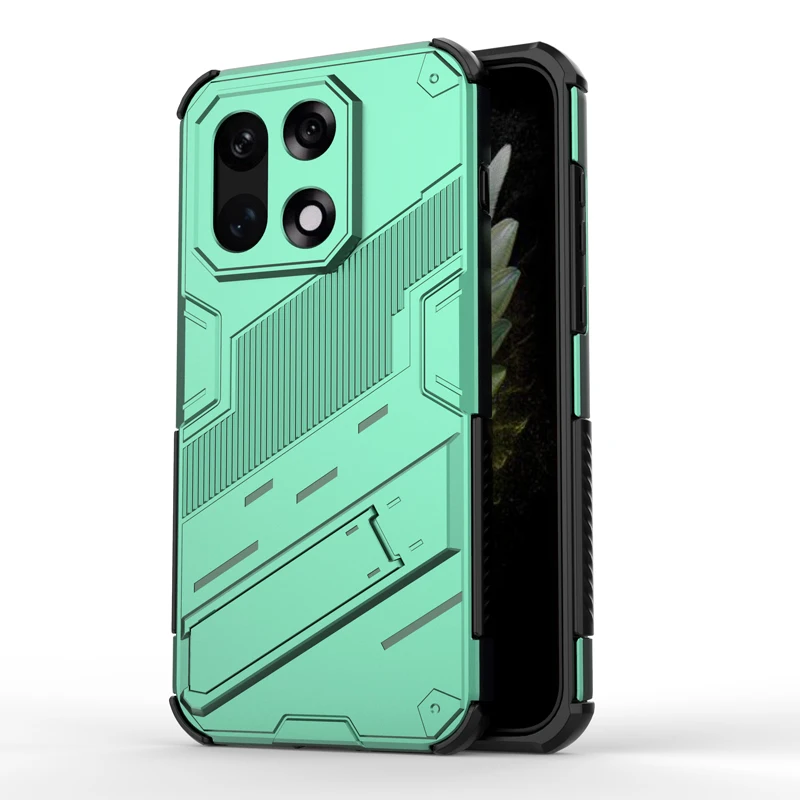 ELVEV Punk Style Shockproof Rugged Armor Phone Case with Bracket