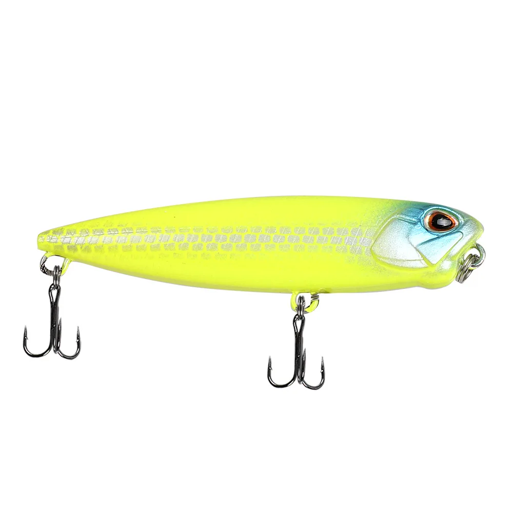 BILLINGS 1 Stück Long-Cast 6,5cm/5,3g Pencil-Style Schwimmender Oberflächenköder für Salz- und Süßwasserfischen – Detail 12