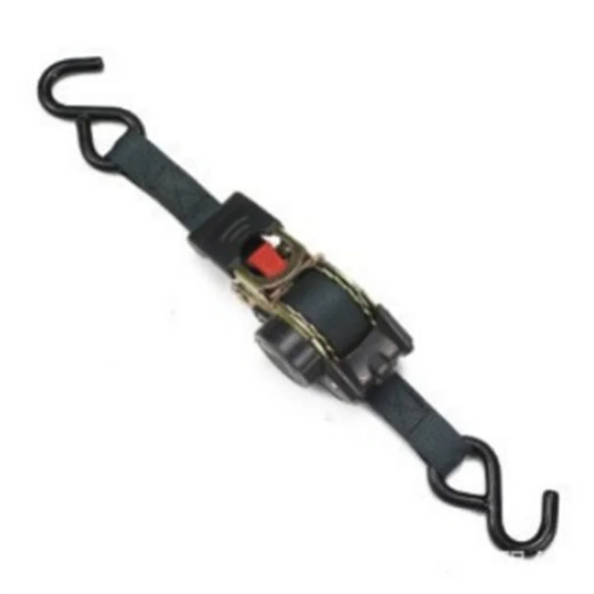 Household Luggage Fixing Tensioner Motorcycle Truck Thickening Wear-resistant Binding Fastener Tie Down Starp Belts Doule Hooks