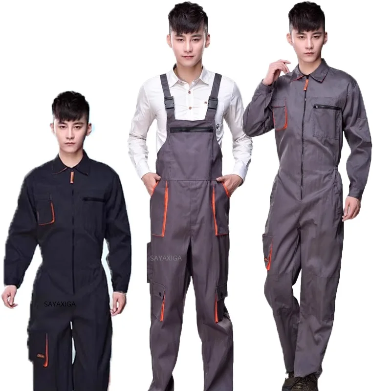 

2024 Work Overall Uniform Men Women Working Coveralls Welding Suit Car Repair Workshop Mechanic Plus Size Clothes Dungarees 5xl