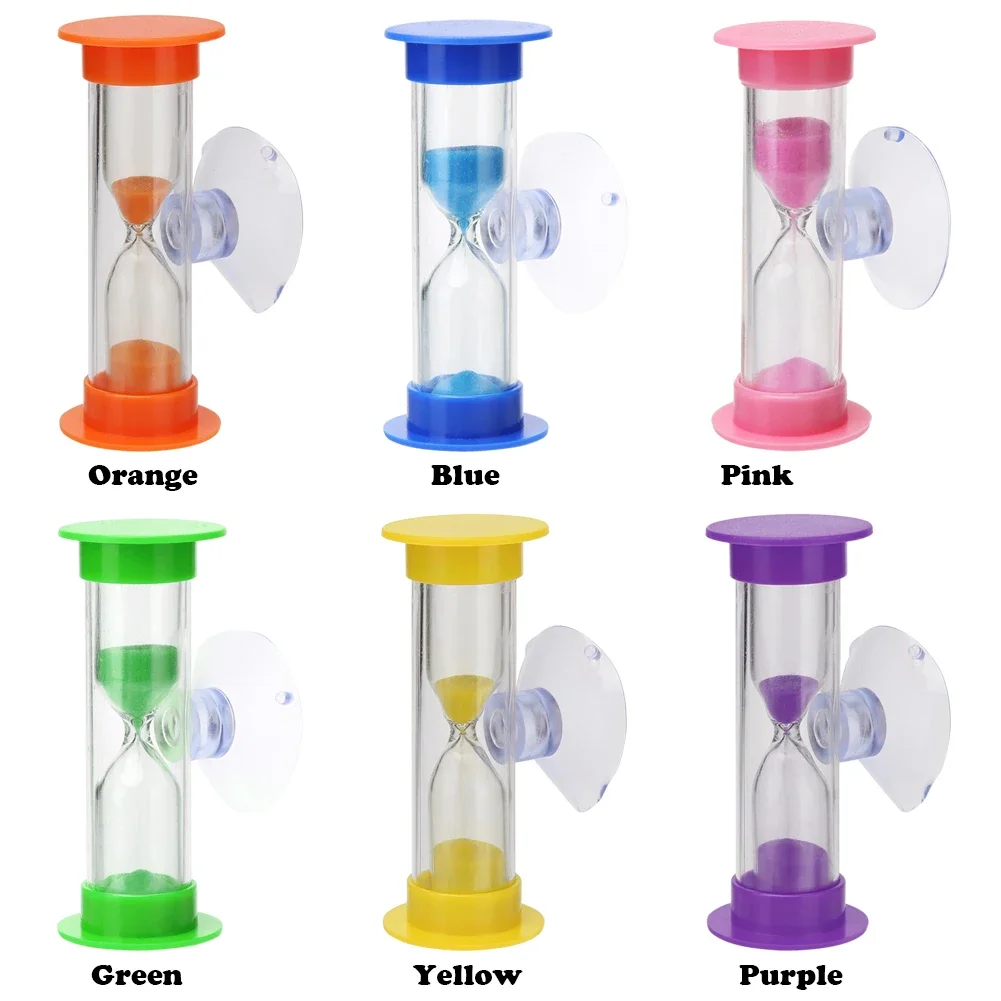 Sand Timer 2/3 Minute Hourglass Sandglass Sand Clock Timers Sand Shower Timer Tooth Brushing Timer Children Home Decoration Clock