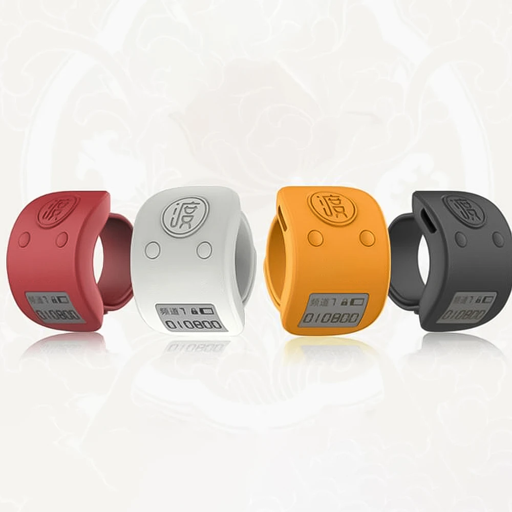 

Rechargeable Digital Finger Ring LCD Electronic Hand Tally Counter 6 Channel Digit Buddha Beads Prayer Silent Counter Clicker