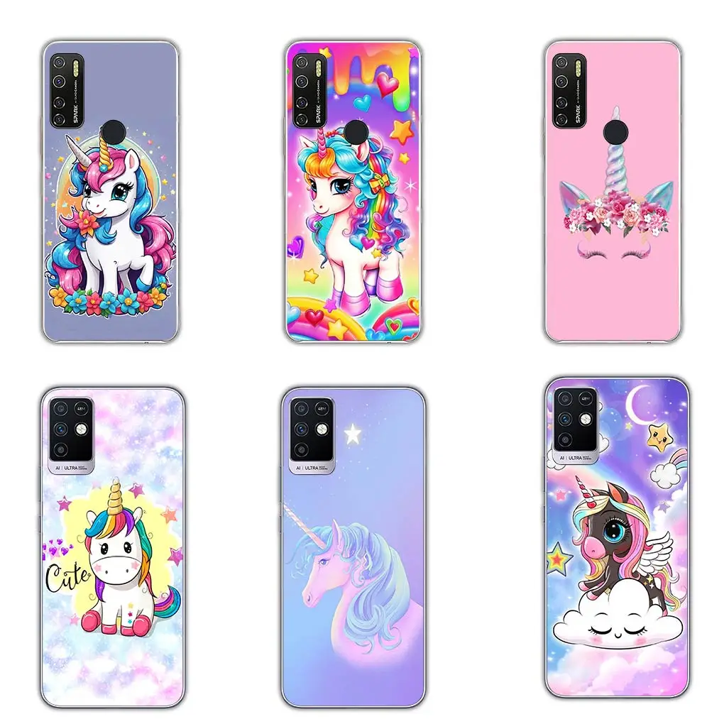 Unicorn Horse Silicone Phone Cover - Soft and Durable Case