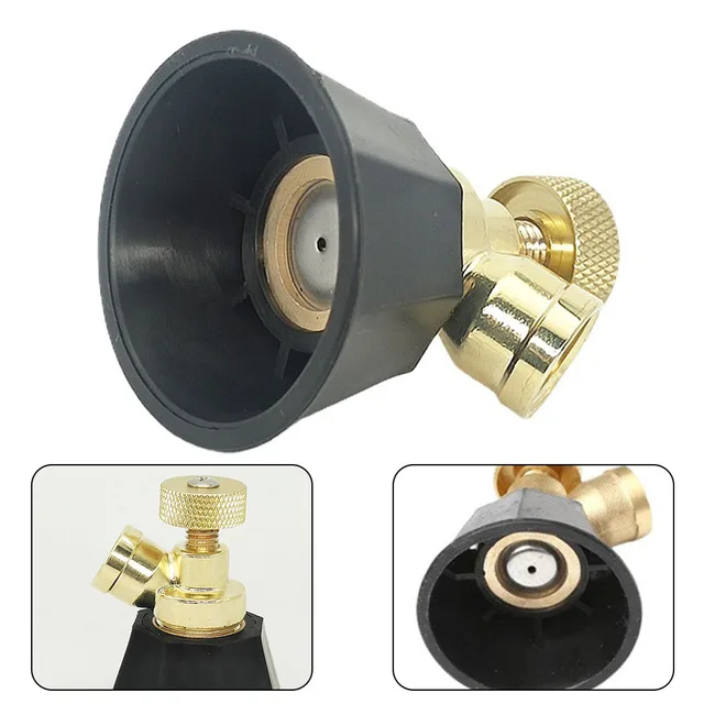 Sárgaréz Fúvóka Mezőgazdasági Porlasztás Állítható Ciklon Ötvözet Permetező Sprinkler Fej Gyümölcs Zöldséghez - Image 3