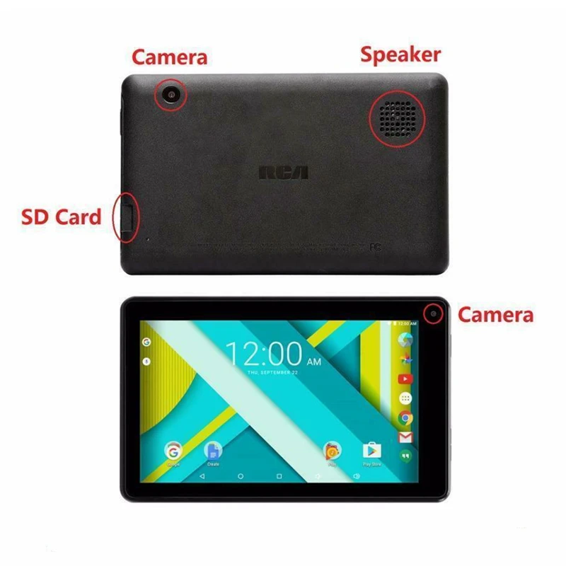 7 INCH RCT6973 RAM 1GB+16GB ROM Android 8.0 Kid Tablet Quad Core IPS Screen  WIFI Dual Camera Quad Core 4