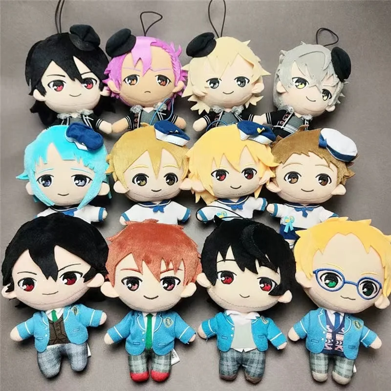 

Cartoon Ensemble Stars Plush Toy Soft Plushie Pendant Stuffed Doll Sakuma Ritsu Sena Izumi Mika Kagehira Cosplay Props Fans Gift