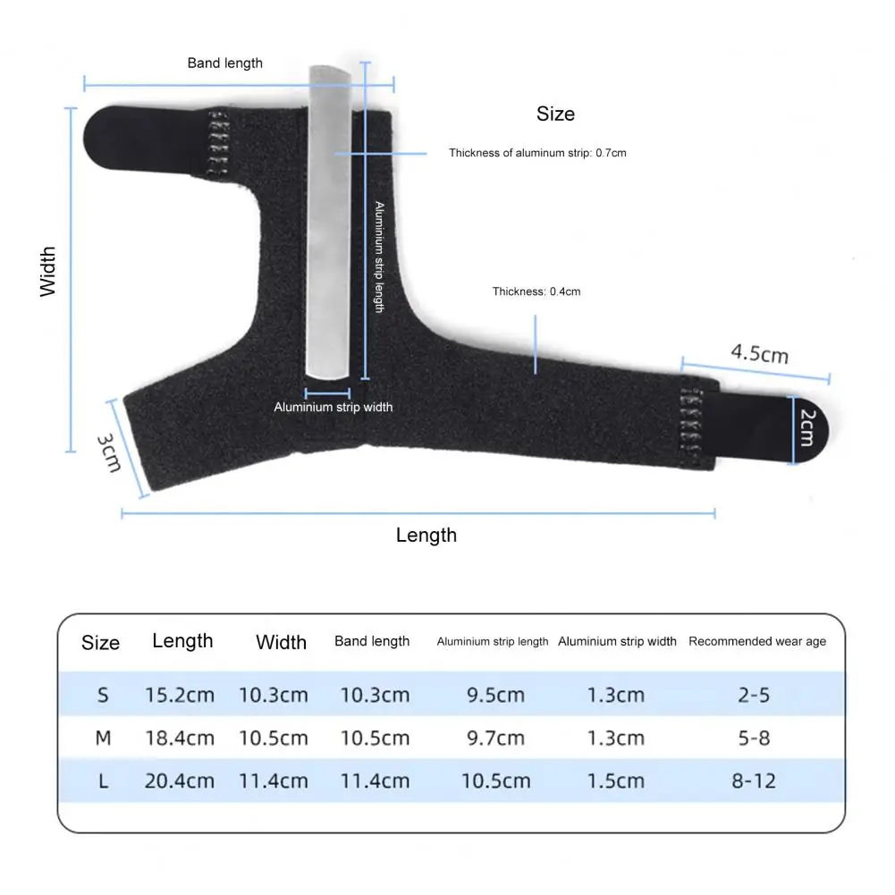 

Helpful Shockproof Fracture Support Protector Aluminum Strip Finger Straighten Brace Ergonomic Outdoor Sports