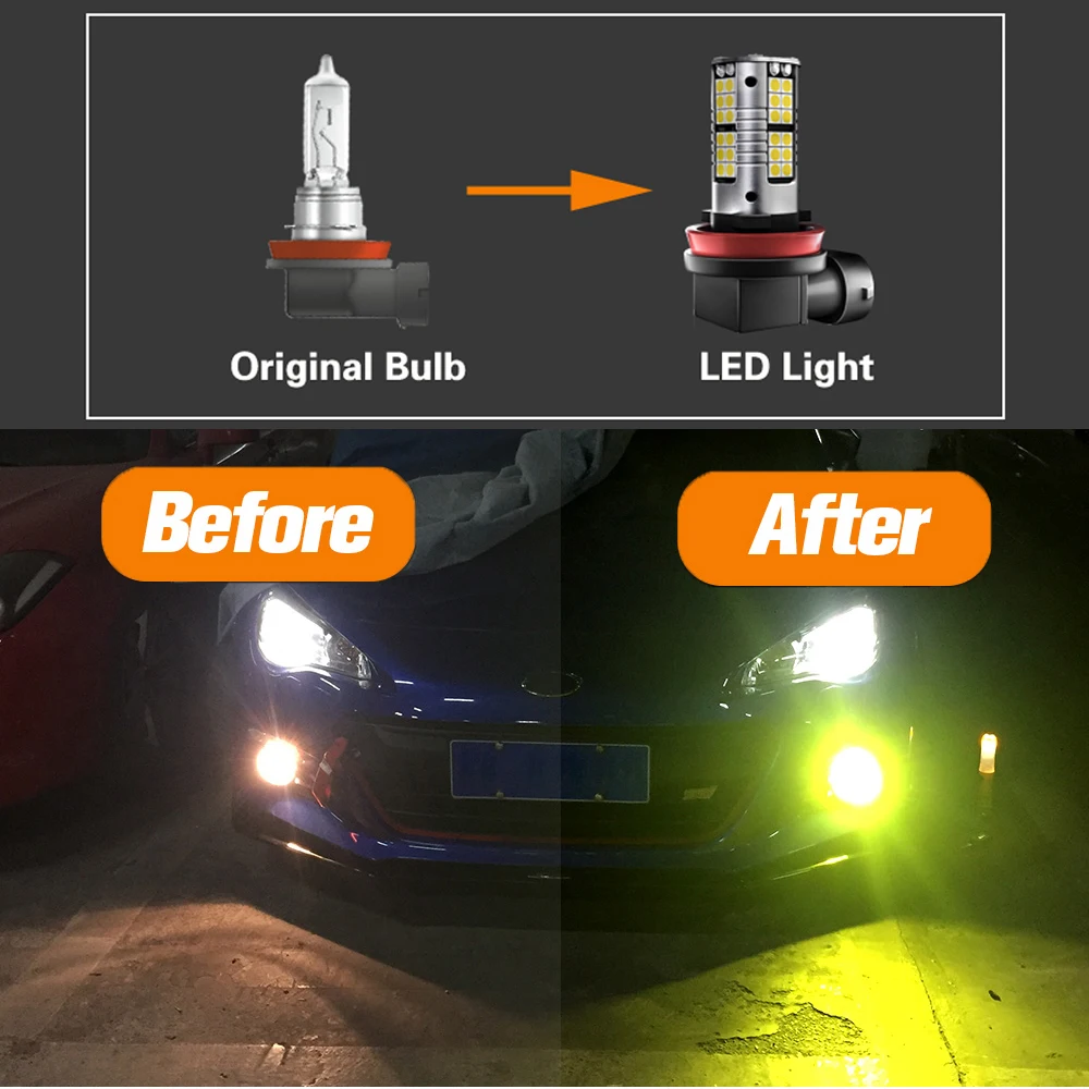 2pcs LED Ȱ Blub H11  Canbus ĳ CTS 2008 2009 2010 2011 2012 2013 2014 2015