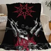 Band S-Slipknot cool Blanket Skin friendly comfort warm soft plush blanket suitable sofa living room office bedroom 6