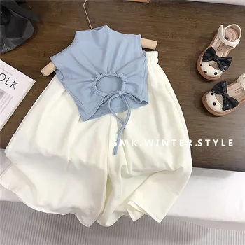 Blue Tee Pants Set 1