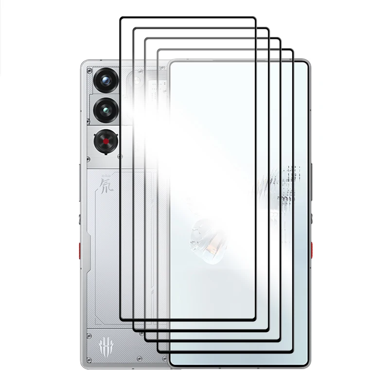 Premium 6-in-1 Tempered Glass Screen Protector, 6.85-inch Full Cover Glue, HD Clarity
