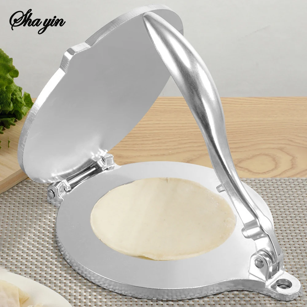 Cake Press Aluminum Alloy Flour Press Manual Corn Dough Molding Machine 1PC Home Cake,pie molds